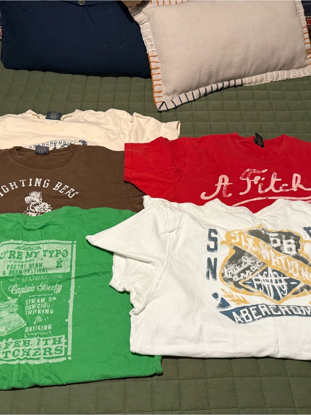5 Abercrombie & Fitch Short Sleeve Tees